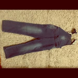 Denim pant overalls
